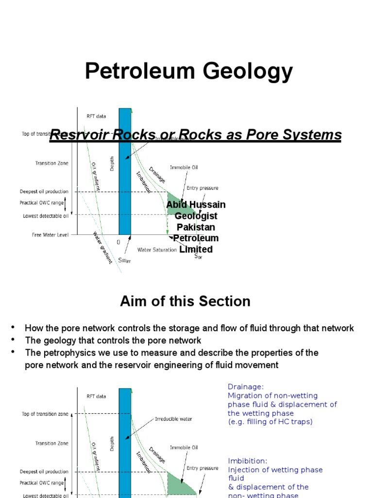 Petroleum Geology: Resrvoir Rocks or Rocks As Pore Systems | PDF ...