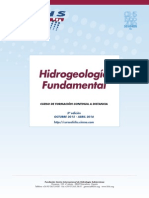 5º Curso A Distancia "Hidrogeología Fundamental"