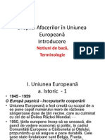 Dreptul Afacerilor În Uniunea Europeana