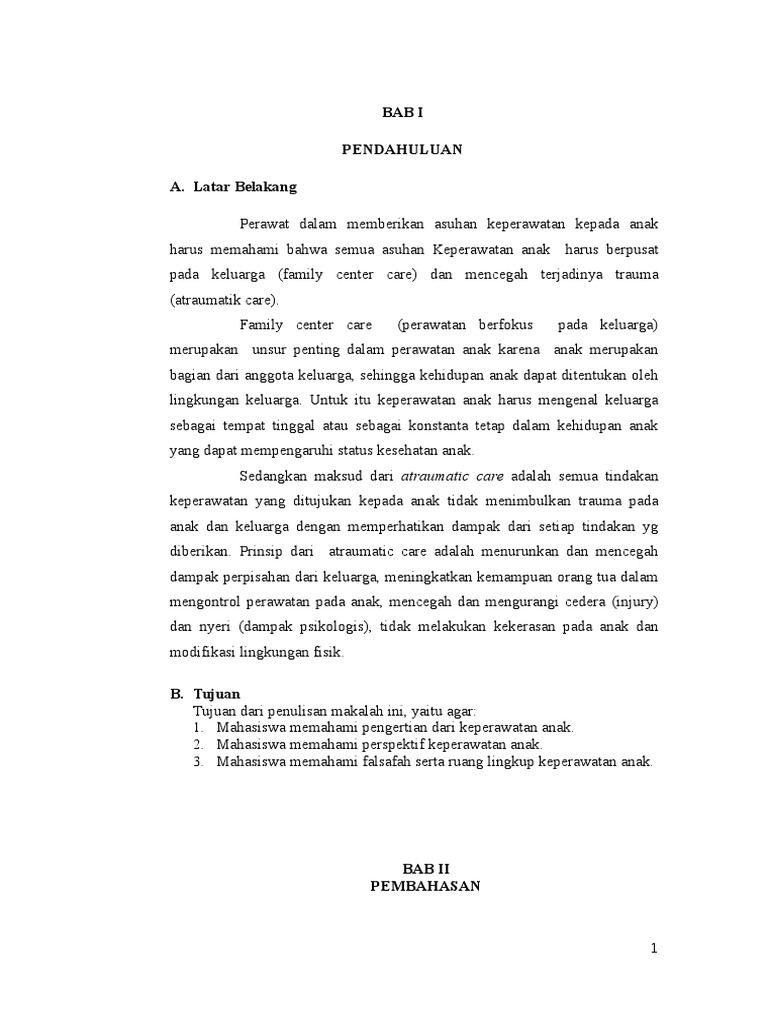 Makalah Keperawatan Anak