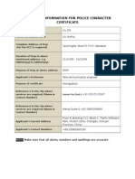 PCC Information Form