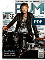 Drum Magazine Cover Feature Muse March 2013 Issue 1363035023224