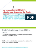 2015 Economic Impact Stalin Policies