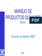 Manejo de Productos Quimicos