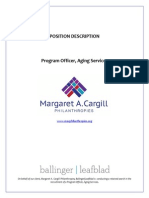 Margaret A. Cargill Foundation - Program Officer, Aging Services