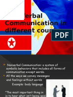Non Verbal Communication in Different Countries
