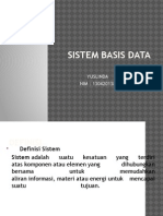 Sistem Basis Data Yolan