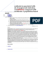 GA and Surg Site Infection