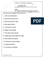 [Worksheet] Complex Sentences