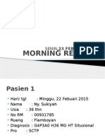 Morning Report 23 Feb 2015