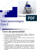Psihologia Personalitatii - Teorii Personologice - Curs 2