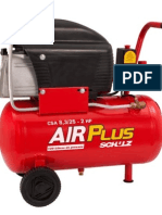 Manual Ar Schulz Air Plus CSA 8.3 25 L - CSA 8.5 25 L