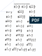 TEORIA SAXO - Fingering Diagram Chart - Saxophone