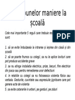 Codul Bunelor Maniere La Școală