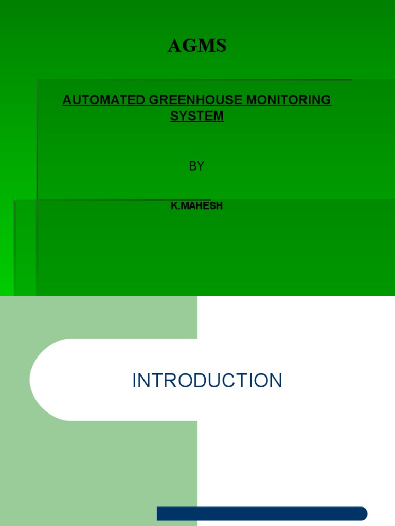 Automated Green House Monitoring System PDF Relay Electronic Circuits