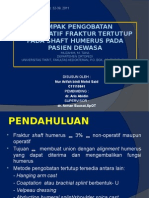 Dampak Pengobatan Konservatif Fraktur Tertutup Pada Shaft Humerus