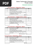 Solaire-Offgrd Pricelist 1 To 10Kwp - 2