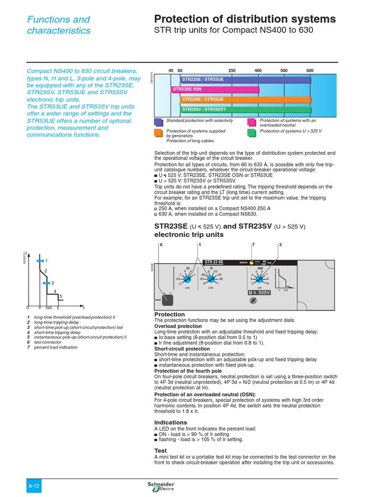 Compact Merlin Gerin - STR | PDF | Components | Electronics