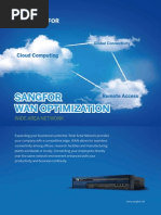 Sangfor WAN Optimization Brochure