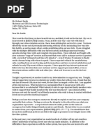 April 2015 Letter to Securus CEO