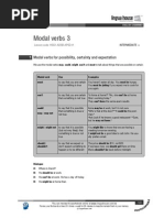 Modal Verbs 3 - Possibility and Expectation