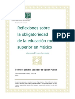 Refelexiones Obligatoriedad Educacion Docto96