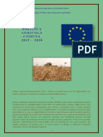 Politica Agricolă Comună 2015 - 2020 PDF