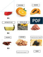 Imagenes Vitamina a c b1 b2 b9 b2 Calcio Zinc Fosforo Potasio