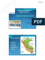 Políticas y Regulación Ambiental Regional de La Minería Artesanal en Madre de Dios