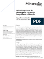 Indicadores-chave de desempenho e a gestão integrada da mineração