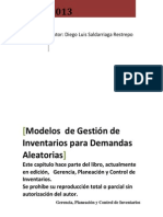 Control de Inventarios Con Demanda Aleatoria