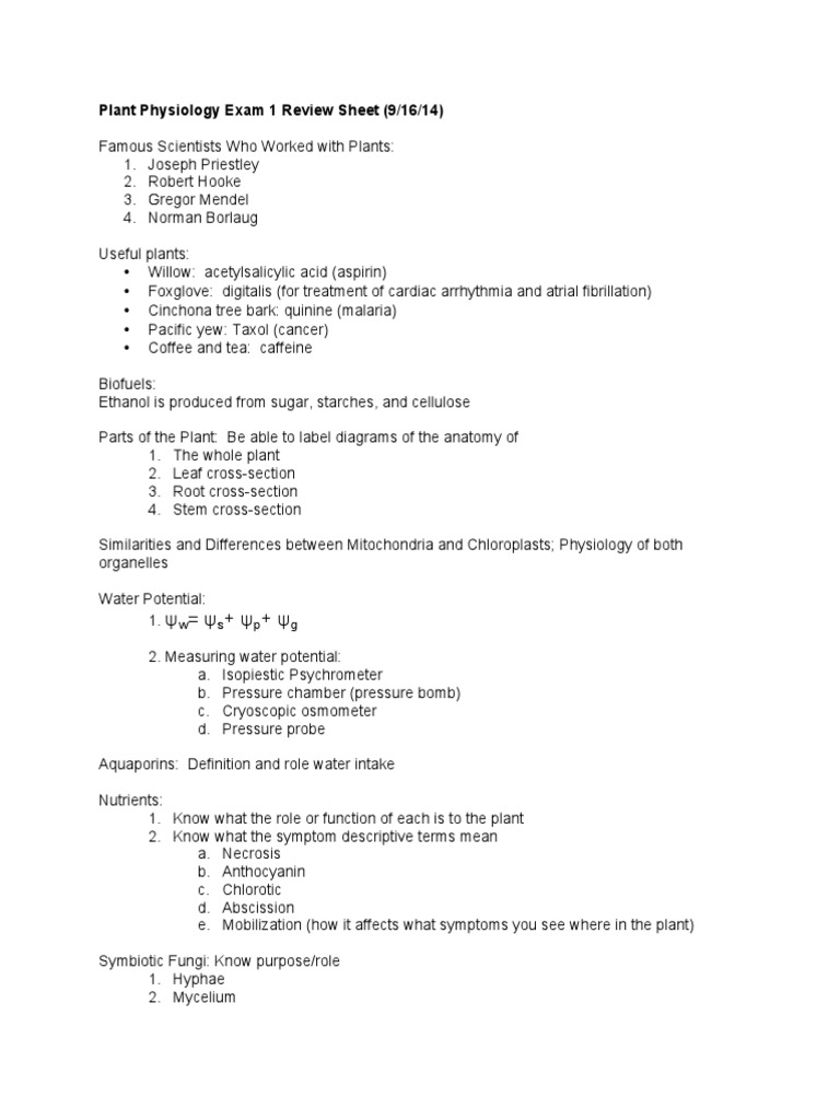 Anatomy And Physiology Exam 1 - PetsWall
