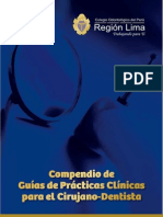 Compendio de Guías de Prácticas Clínicas para El Cirujano - Dentista