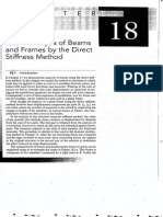 Chapter 18 Matrix Analysis of Beams and Frames by The Direct Stiffness Method