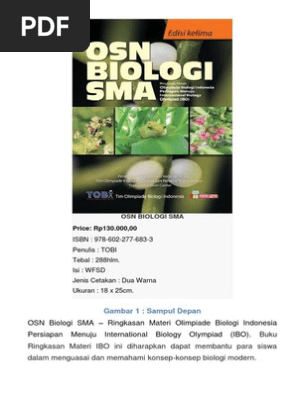 Contoh Soal Olimpiade Biologi Sma 2019 Dan Pembahasannya - Guru Paud