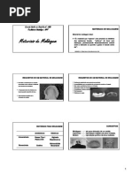 Esquema de Aula - ASB - 4 - Materiais de Moldagem