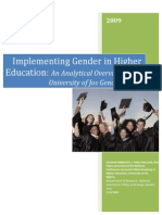 Gender Mainstreaming in Higher Education UNIJOS-libre