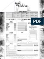 World of Darkness Sheet