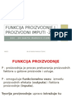 Funkcija Proizvodnje