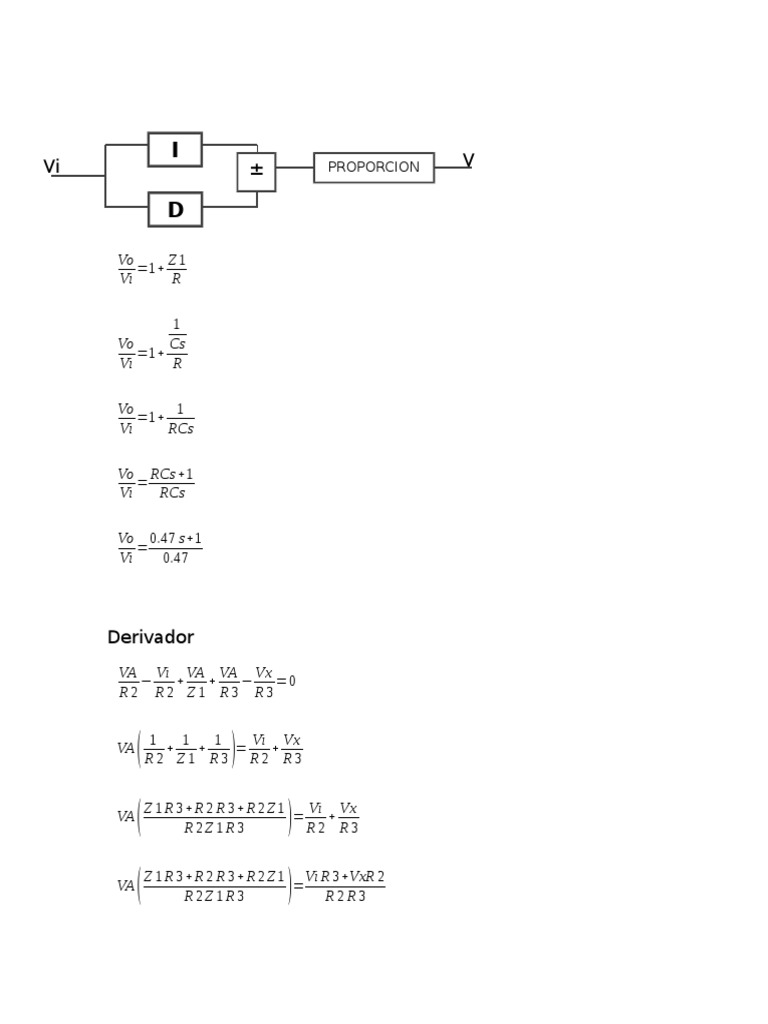 Control Formulas | PDF