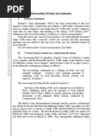 Memorandum of Points and Authorities