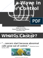 make a wave in cancer control