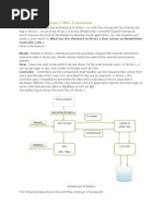 Architecture of Struts 1 MVC Framework