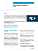 The Role of Primary Antifungal Prophylaxis in Patients With Haematological Malignancies