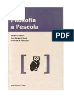 Filosofia A L Escola - M. Lipman Et Alt