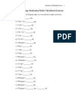 Spring II 2015_Practice Exam 2_med Math Calculations