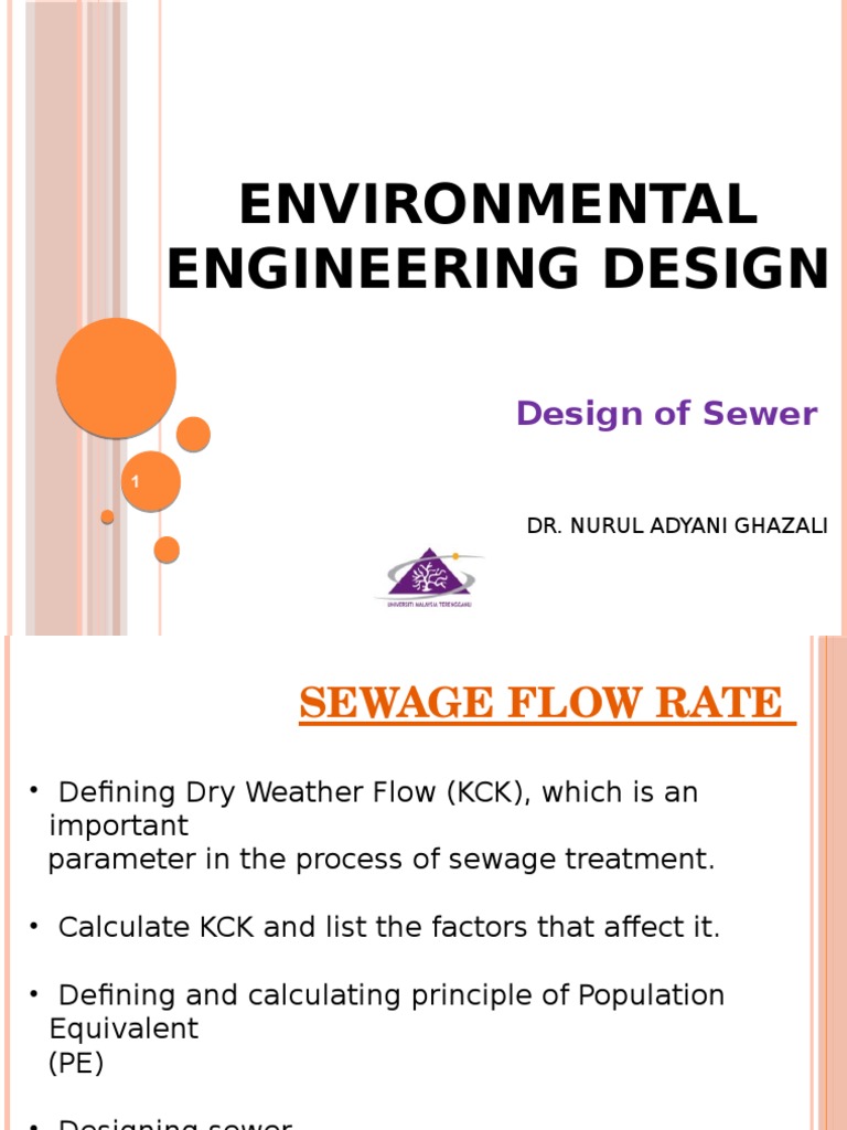 Sewer Design and Population Equivalent | PDF | Sanitary Sewer ...