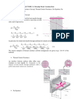 Lecture Notes Steady Heat Conduction