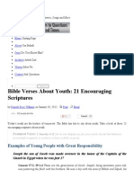 Bible Verses About Youth - 21 Encouraging Scriptures