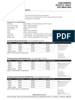 Chainwire Fence Estimating Guide